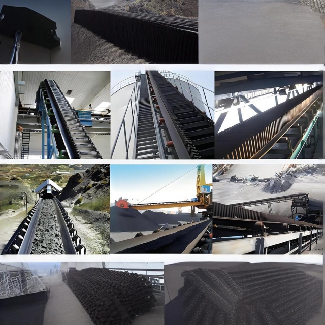 Profile Chevron Rubber Conveyor Belt